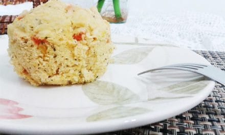 Muffin de Microondas Vegano.
