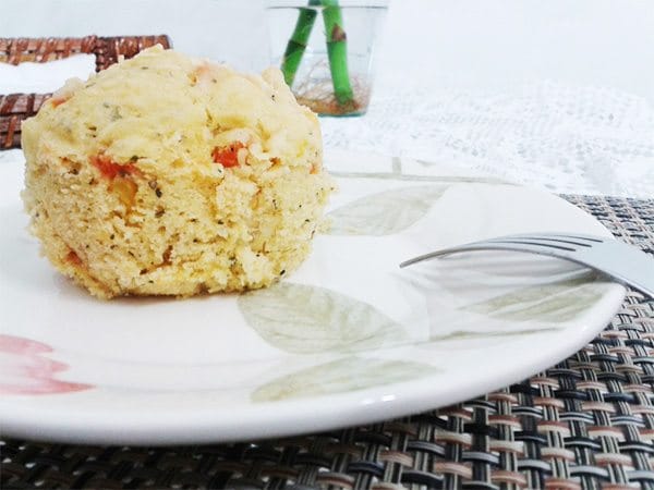 Muffin de Microondas Vegano.